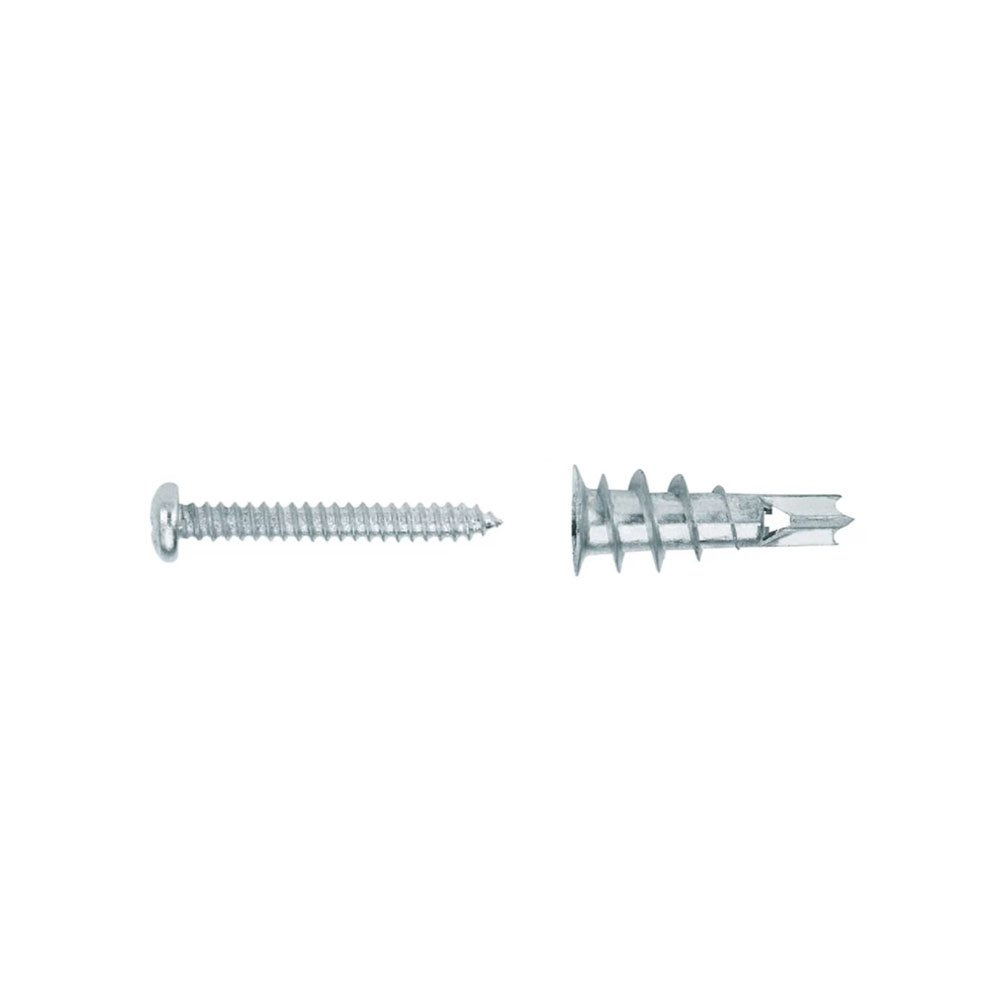 Set diblu metalic perforant cu surub, pentru rigips, 100 buc/cutie