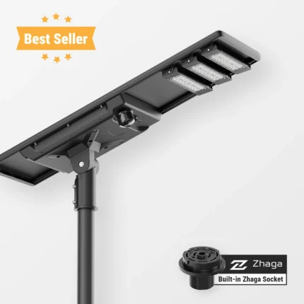 Lampă stradală solară All-in-One DIYA 80W cu MPPT