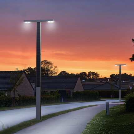 Quiet,Neighborhood,Street,At,Dusk