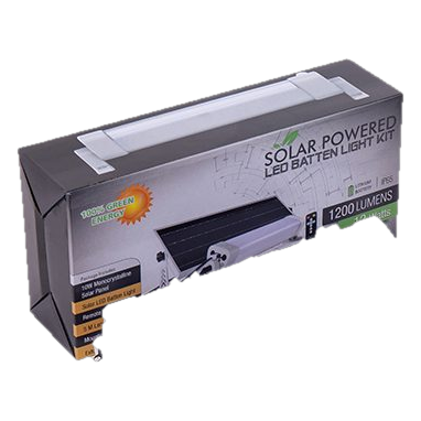 SOLMATE E360 - Corp de iluminat solar tip batten cu senzor de mișcare