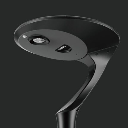 Lampadar solar post-top THEMIS 18W cu senzor PIR și certificare Dark Sky
