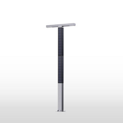 vertical-mounted-solar-panel-street-lighting-column