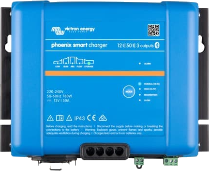 Smart IP43 Charger 12/50 (3) 120/240V Victron Energy