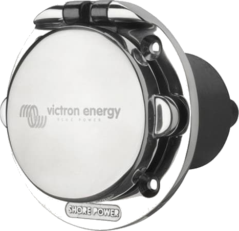 Power Inlet 32A stainless steel with cover Victron Energy
