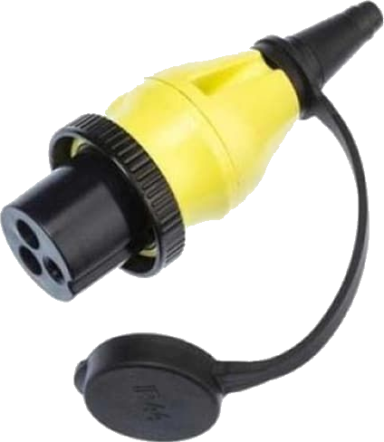 Power Inlet Stainless steel Plug 32A/250Vac (2p/3w) for Power Inlet 32A Victron Energy